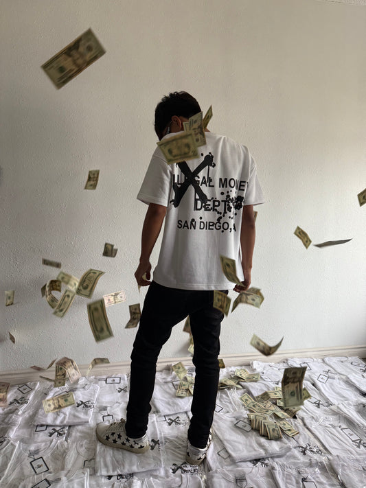 Illegal Money Dept.- White Tee
