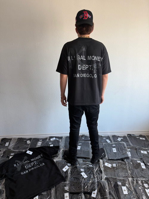 Illegal Money Dept. – Blackout Tee